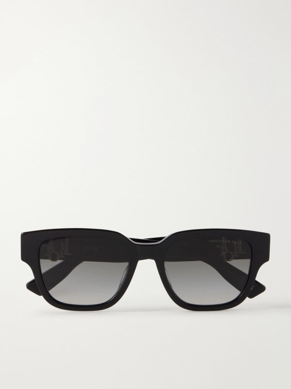 Dior Oblique S1I Square-Frame Acetate Sunglasses