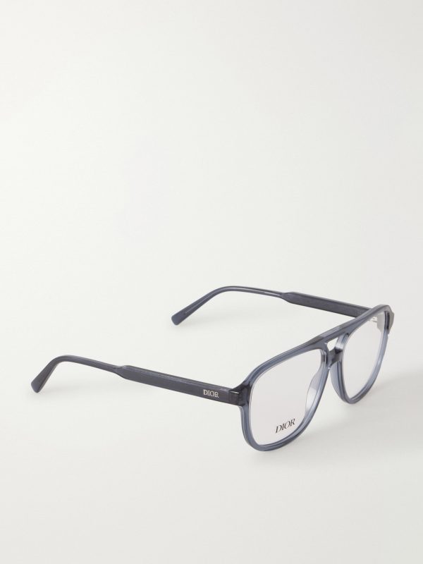 DiorBotanicaO A1I Aviator-Style Acetate Glasses - FR DiorBotanicaO A1I Aviator-Style Acetate Glasses - FR
