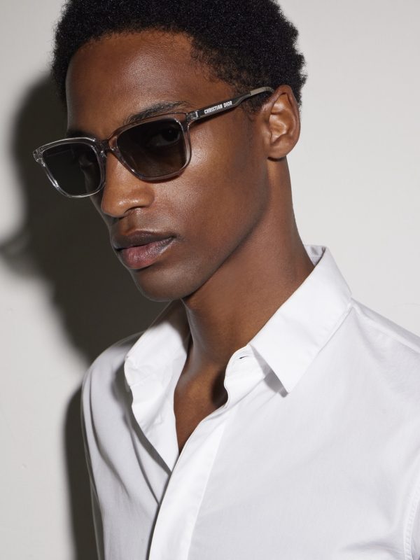 DiorTag SU Transparent Geometric Acetate Sunglasses - OU DiorTag SU Transparent Geometric Acetate Sunglasses - OU