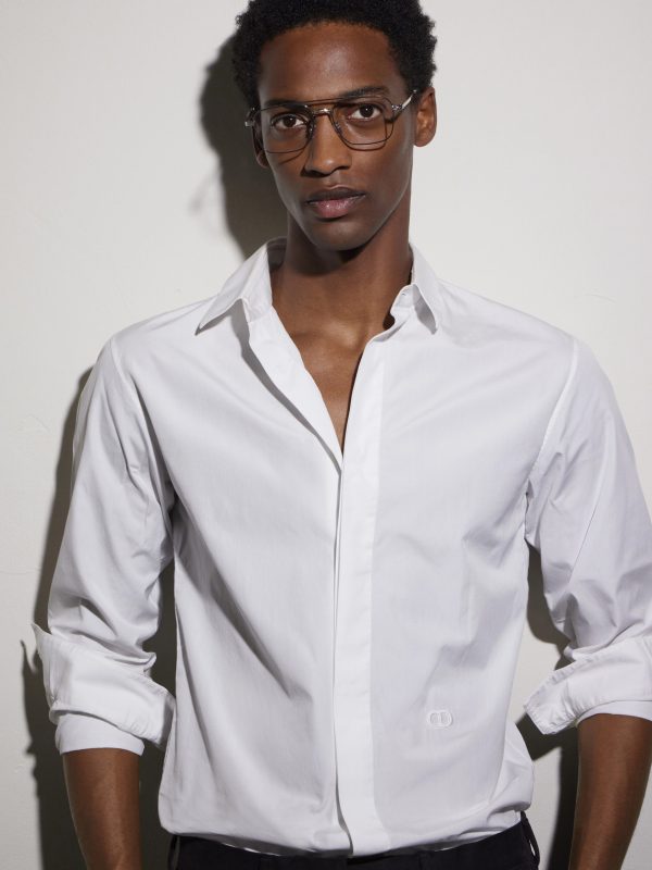 DiorBotanicaO N1U Aviator-Style Silver-Tone Glasses - BK DiorBotanicaO N1U Aviator-Style Silver-Tone Glasses - BK
