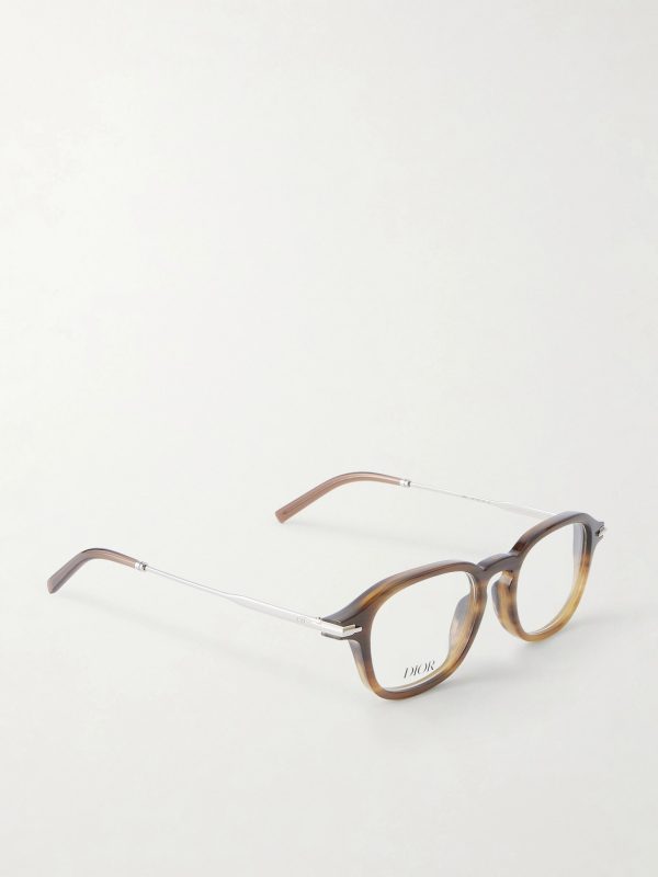 DiorBlackSuitO R11I Geometric Acetate Glasses - FR DiorBlackSuitO R11I Geometric Acetate Glasses - FR