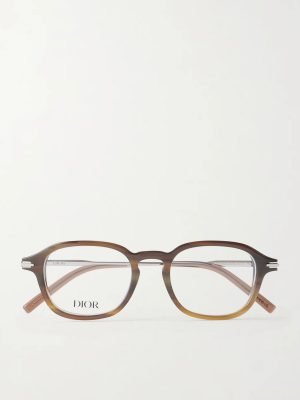 DiorBlackSuitO R11I Geometric Acetate Glasses DiorBlackSuitO R11I Geometric Acetate Glasses