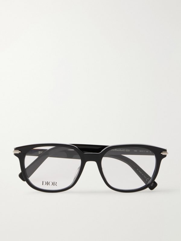 DiorBlackSuitO S25l Rectangular Acetate Glasses