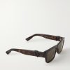 Dior Oblique S3I Rectangular-Frame Acetate Sunglasses - FR