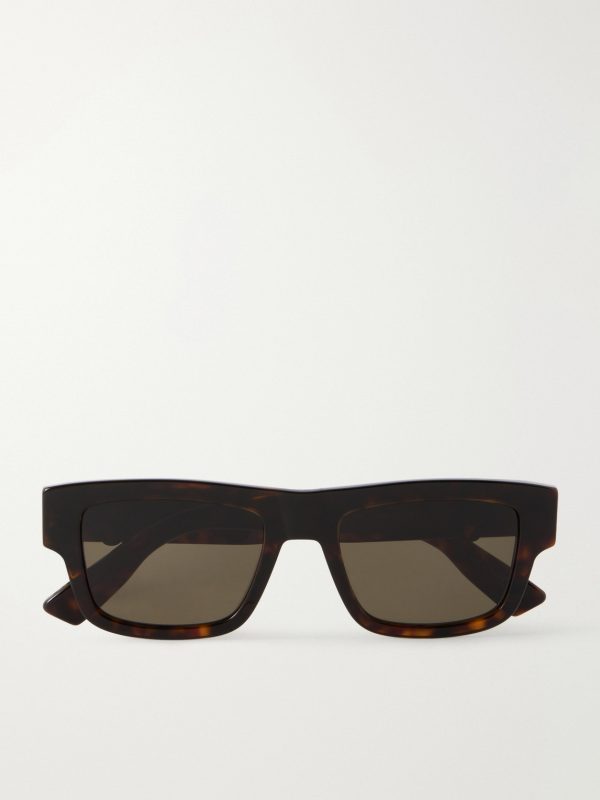 Dior Oblique S3I Rectangular-Frame Acetate Sunglasses