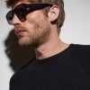DiorTailoring N1I Havana Geometric Acetate Sunglasses - BK DiorTailoring N1I Havana Geometric Acetate Sunglasses - BK
