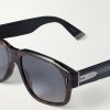 DiorTailoring N1I Havana Geometric Acetate Sunglasses - E1 DiorTailoring N1I Havana Geometric Acetate Sunglasses - E1