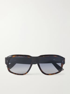 DiorTailoring N1I Havana Geometric Acetate Sunglasses DiorTailoring N1I Havana Geometric Acetate Sunglasses