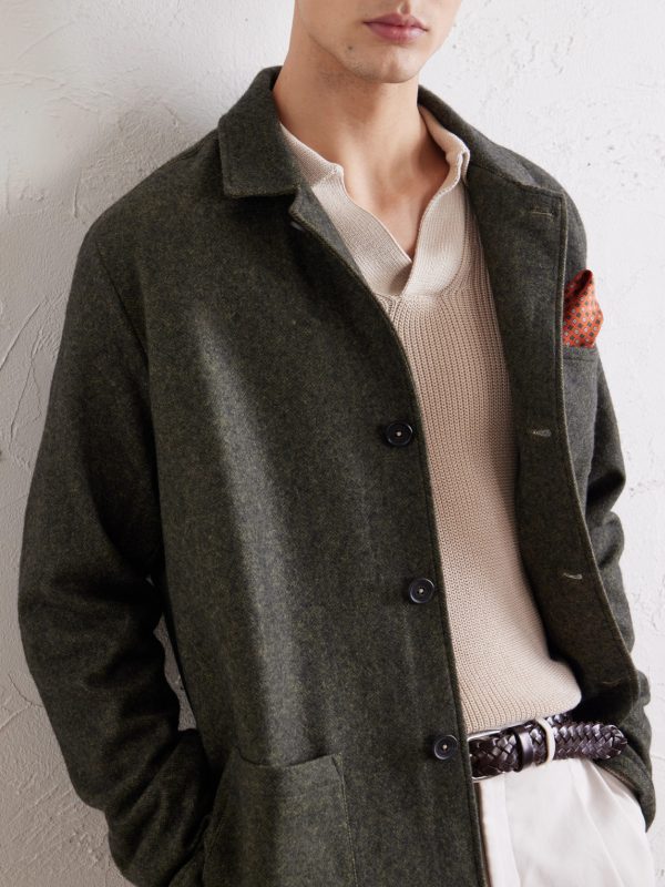 Florida Herringbone Wool and Cashmere-Blend Blazer - CU Florida Herringbone Wool and Cashmere-Blend Blazer - CU