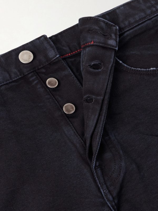 Oceano Straight-Leg Cotton Trousers - E1 Oceano Straight-Leg Cotton Trousers - E1