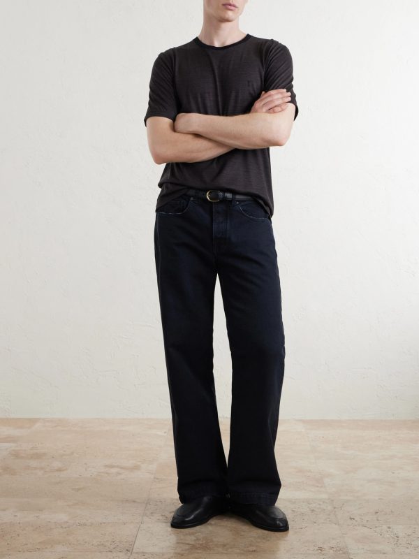 Oceano Straight-Leg Cotton Trousers - OU Oceano Straight-Leg Cotton Trousers - OU