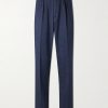 Stan Straight-Leg Pleated Cotton Trousers Stan Straight-Leg Pleated Cotton Trousers