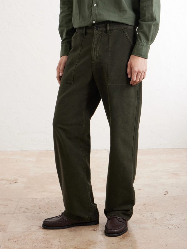 New Regata Straight-Leg Brushed Cotton Trousers - FR