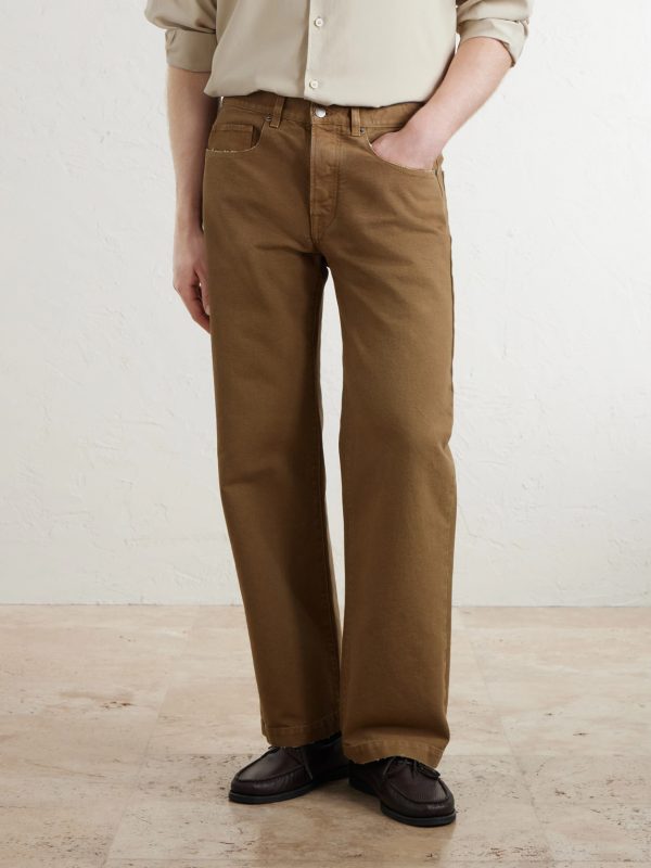 Oceano Straight-Leg Cotton Trousers - FR Oceano Straight-Leg Cotton Trousers - FR