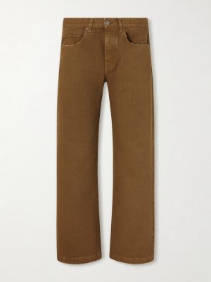 Oceano Straight-Leg Cotton Trousers Oceano Straight-Leg Cotton Trousers