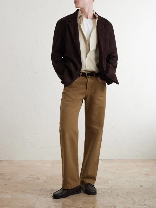 Oceano Straight-Leg Cotton Trousers - OU Oceano Straight-Leg Cotton Trousers - OU