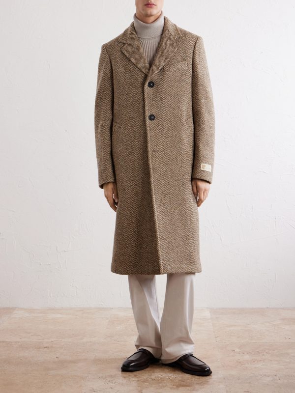 Mercury Herringbone Virgin Wool Coat - FR Mercury Herringbone Virgin Wool Coat - FR