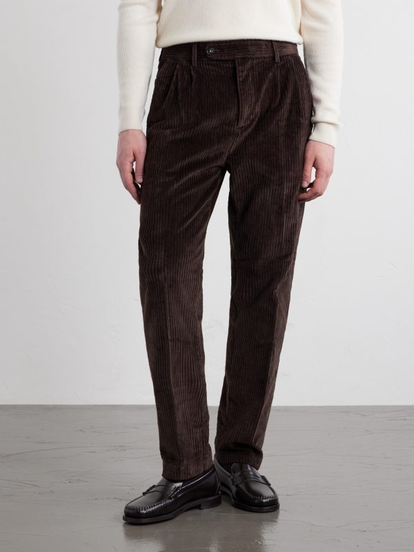 Strallo02 Straight-Leg Cotton-Blend Corduroy Trousers - FR Strallo02 Straight-Leg Cotton-Blend Corduroy Trousers - FR