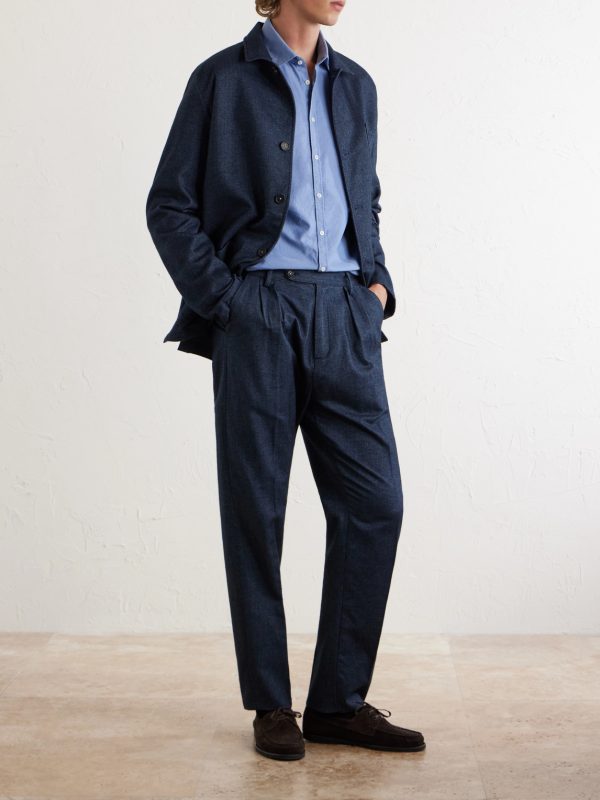 Genova Cotton-Chambray Shirt - OU Genova Cotton-Chambray Shirt - OU