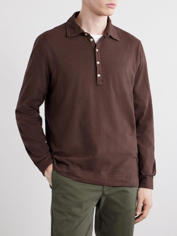 Raya Cotton-Jersey Polo Shirt - FR Raya Cotton-Jersey Polo Shirt - FR