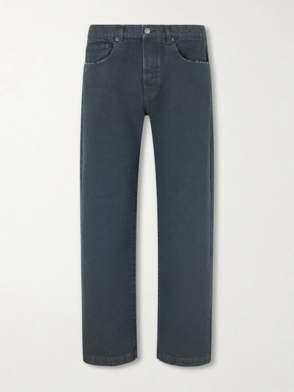 Oceano Straight-Leg Cotton Trousers Oceano Straight-Leg Cotton Trousers