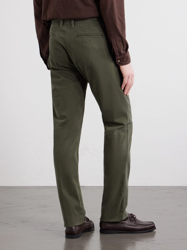 Winch Straight-Leg Cotton-Blend Twill Trousers - BK