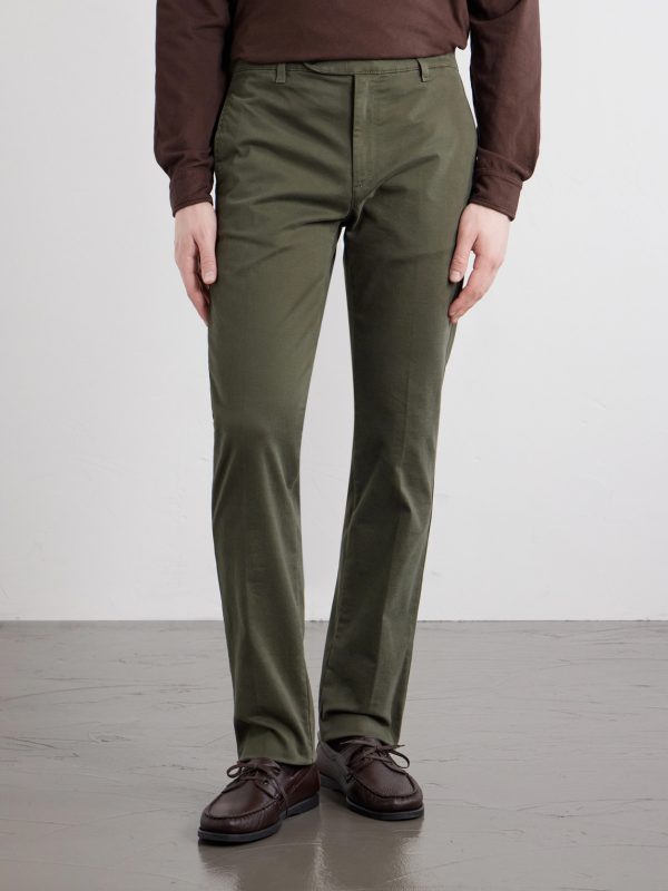 Winch Straight-Leg Cotton-Blend Twill Trousers - FR