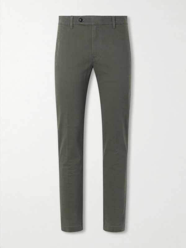 Winch Straight-Leg Cotton-Blend Twill Trousers