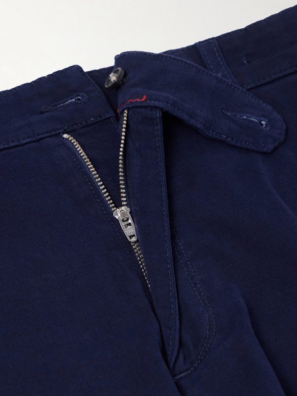 Winch Straight-Leg Cotton-Blend Twill Trousers - E1 Winch Straight-Leg Cotton-Blend Twill Trousers - E1