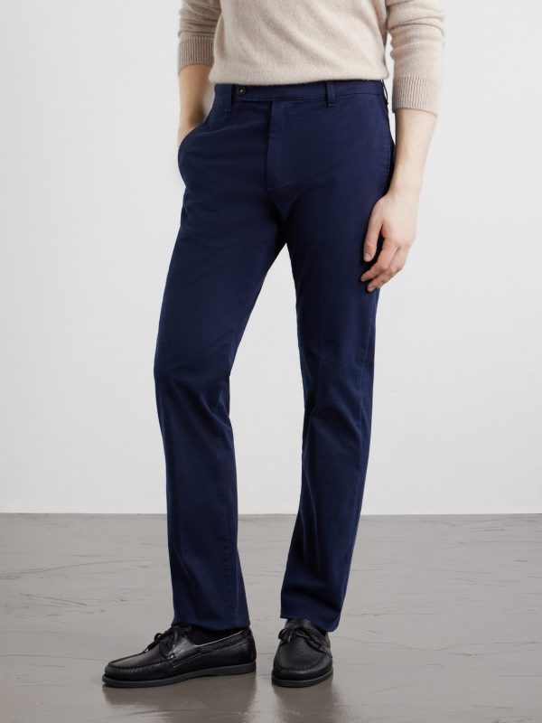 Winch Straight-Leg Cotton-Blend Twill Trousers - FR Winch Straight-Leg Cotton-Blend Twill Trousers - FR