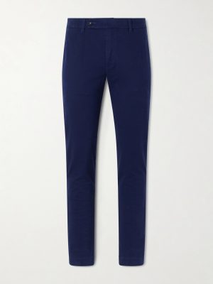 Winch Straight-Leg Cotton-Blend Twill Trousers Winch Straight-Leg Cotton-Blend Twill Trousers