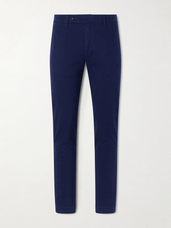 Winch Straight-Leg Cotton-Blend Twill Trousers Winch Straight-Leg Cotton-Blend Twill Trousers