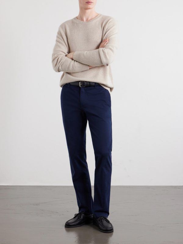 Winch Straight-Leg Cotton-Blend Twill Trousers - OU Winch Straight-Leg Cotton-Blend Twill Trousers - OU
