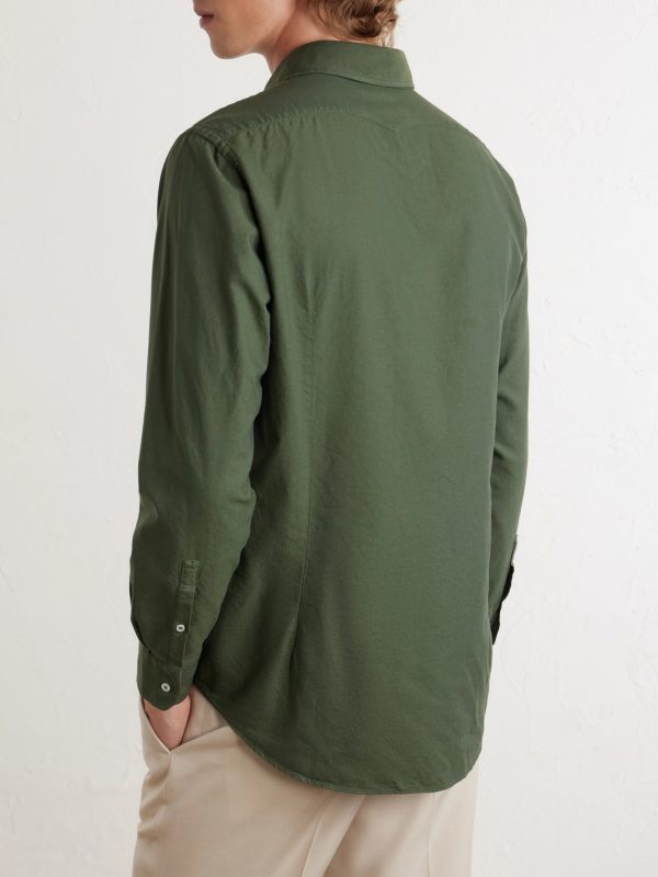 Genova Cotton-Chambray Shirt - BK Genova Cotton-Chambray Shirt - BK