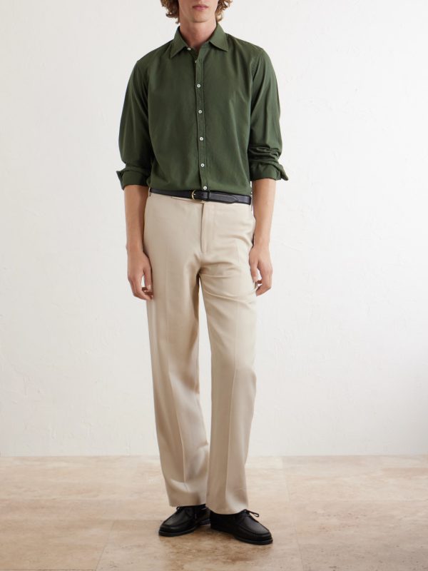 Genova Cotton-Chambray Shirt - OU Genova Cotton-Chambray Shirt - OU