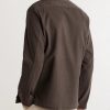 Florida Cotton-Blend Moleskin Overshirt - BK