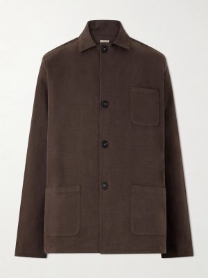 Florida Cotton-Blend Moleskin Overshirt