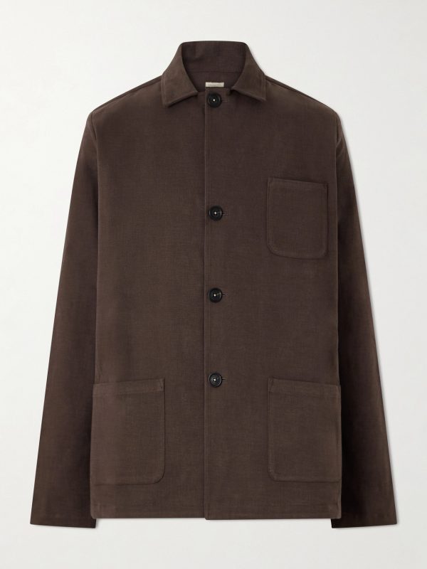 Florida Cotton-Blend Moleskin Overshirt
