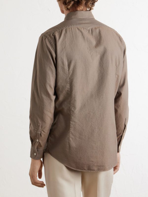 Genova Cotton-Chambray Shirt - BK Genova Cotton-Chambray Shirt - BK