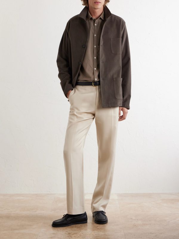 Genova Cotton-Chambray Shirt - OU Genova Cotton-Chambray Shirt - OU
