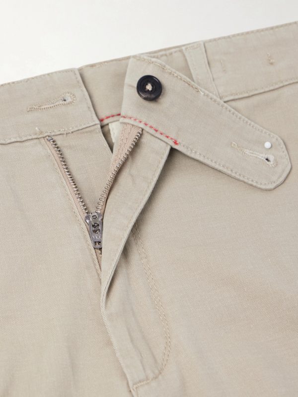 Winch Straight-Leg Cotton-Blend Twill Trousers - E1 Winch Straight-Leg Cotton-Blend Twill Trousers - E1