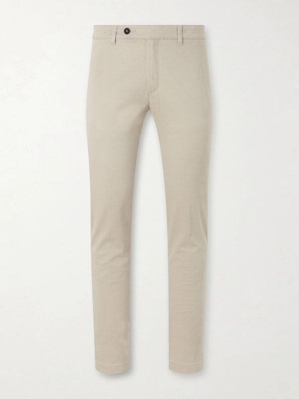 Winch Straight-Leg Cotton-Blend Twill Trousers Winch Straight-Leg Cotton-Blend Twill Trousers