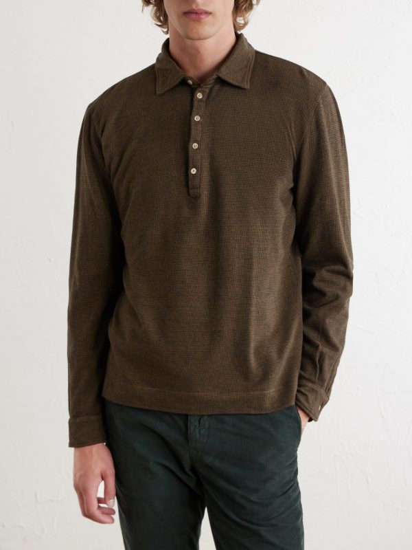 Raya Cotton and Cashmere-Blend Polo Shirt - FR Raya Cotton and Cashmere-Blend Polo Shirt - FR