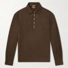 Raya Cotton and Cashmere-Blend Polo Shirt Raya Cotton and Cashmere-Blend Polo Shirt