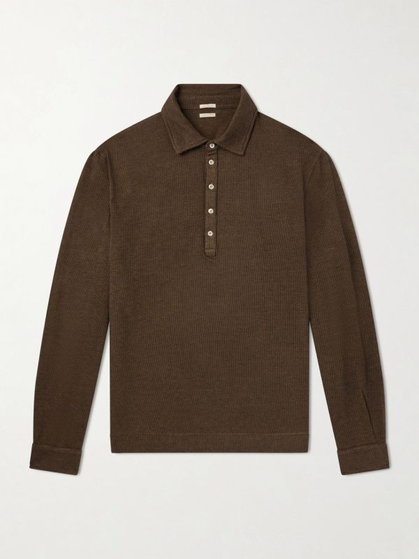 Raya Cotton and Cashmere-Blend Polo Shirt Raya Cotton and Cashmere-Blend Polo Shirt