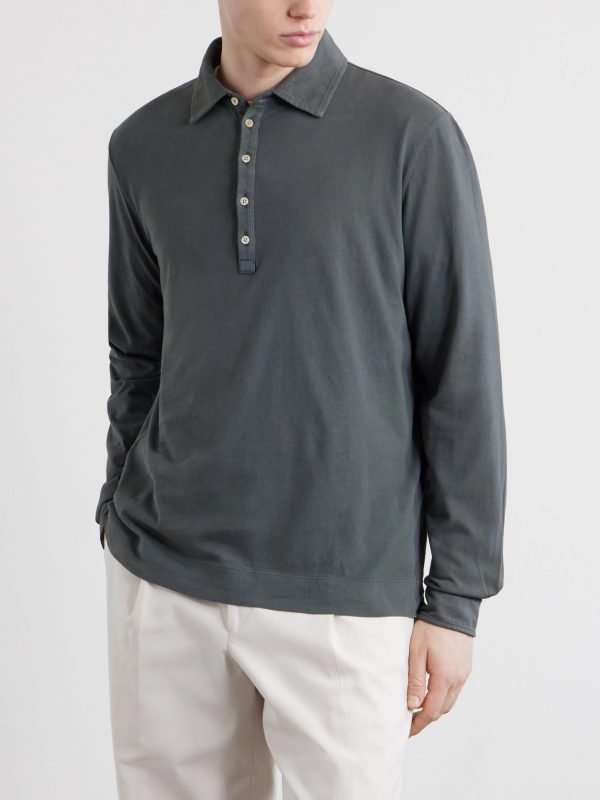 Raya Cotton-Jersey Polo Shirt - FR Raya Cotton-Jersey Polo Shirt - FR
