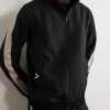 Logo-Appliqued Drill Zip-Up Sweatshirt - CU