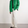 Satin Zip-Up Jacket - OU Satin Zip-Up Jacket - OU