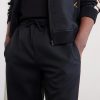 Tapered Logo-Appliqued Striped Drill Sweatpants - CU Tapered Logo-Appliqued Striped Drill Sweatpants - CU