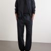 Tapered Logo-Appliqued Striped Drill Sweatpants - OU Tapered Logo-Appliqued Striped Drill Sweatpants - OU